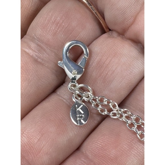 Kim Rogers 15" Necklace & Earring Set Intricate Filigree Silver Tone Jewelry - Picture 8 of 15